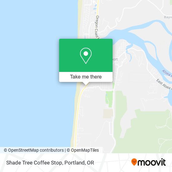 Shade Tree Coffee Stop map