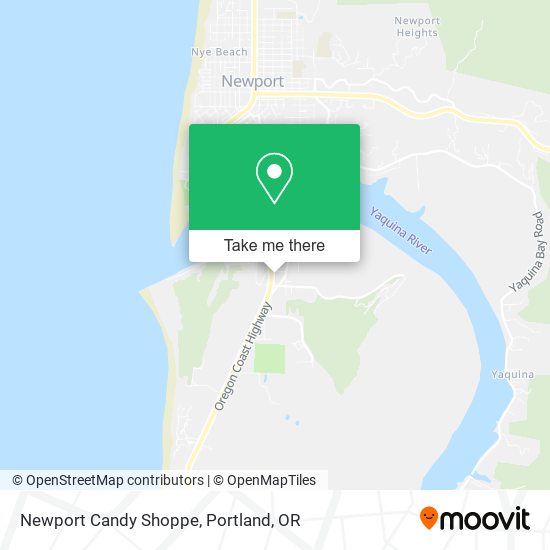 Newport Candy Shoppe map