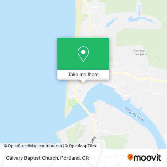 Calvary Baptist Church map