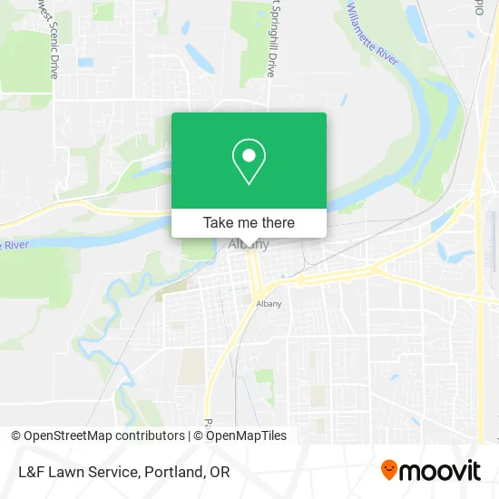 L&F Lawn Service map