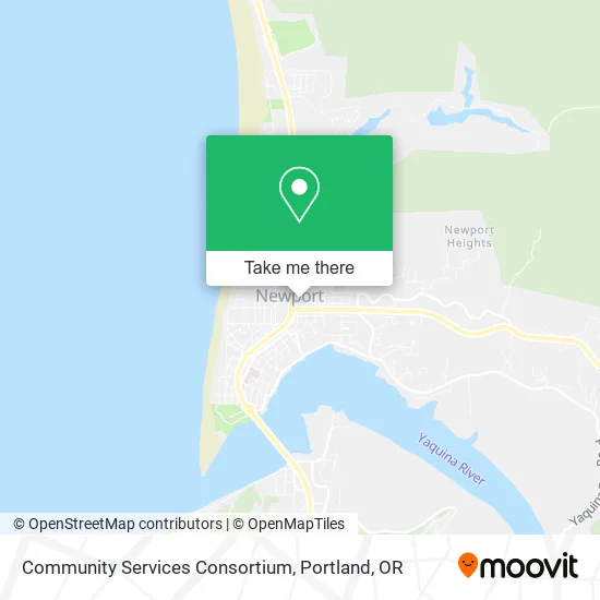 Community Services Consortium map