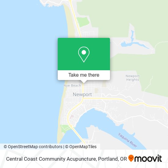 Central Coast Community Acupuncture map