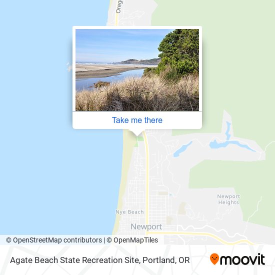 Mapa de Agate Beach State Recreation Site