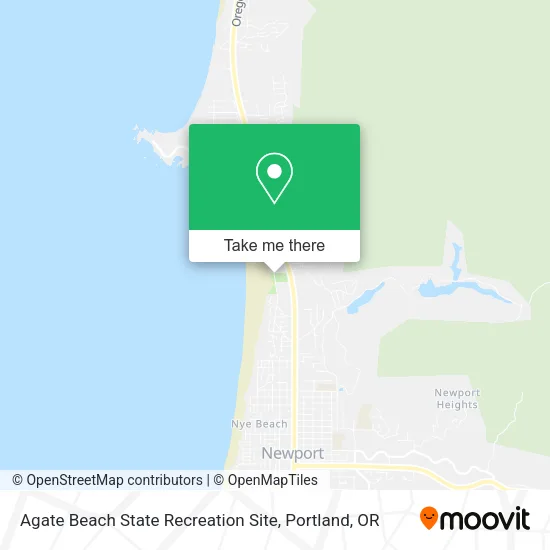 Mapa de Agate Beach State Recreation Site