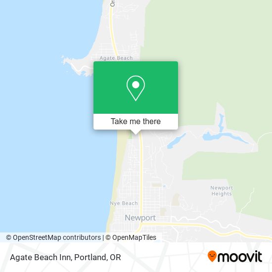 Mapa de Agate Beach Inn