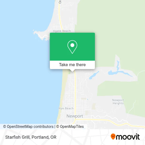 Starfish Grill map
