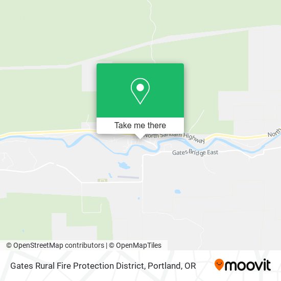 Mapa de Gates Rural Fire Protection District