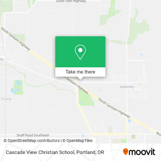 Mapa de Cascade View Christian School