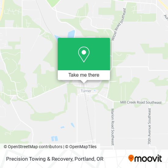 Precision Towing & Recovery map