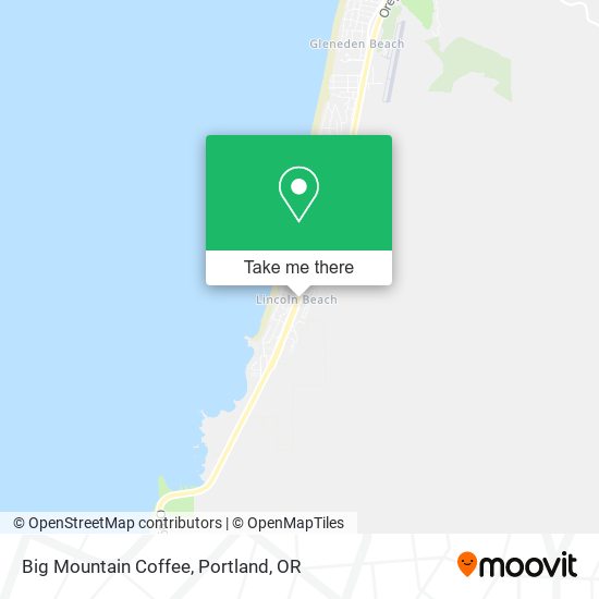 Big Mountain Coffee map