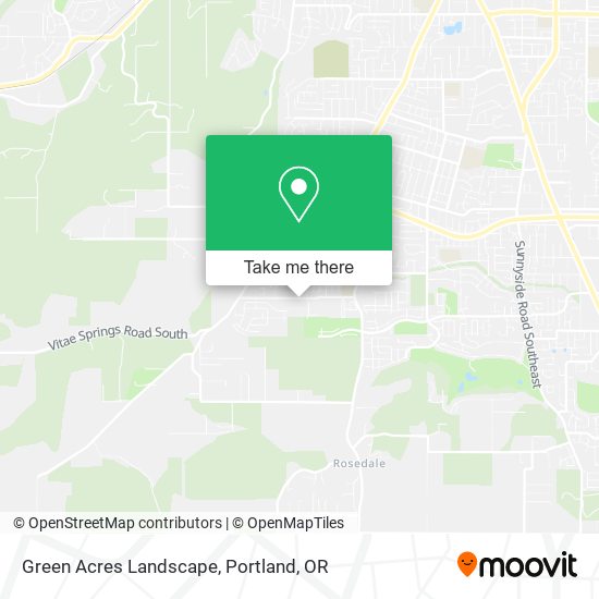 Green Acres Landscape map