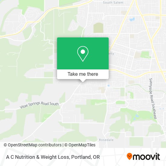 A C Nutrition & Weight Loss map