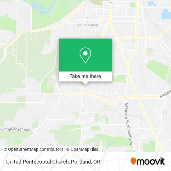 United Pentecostal Church map