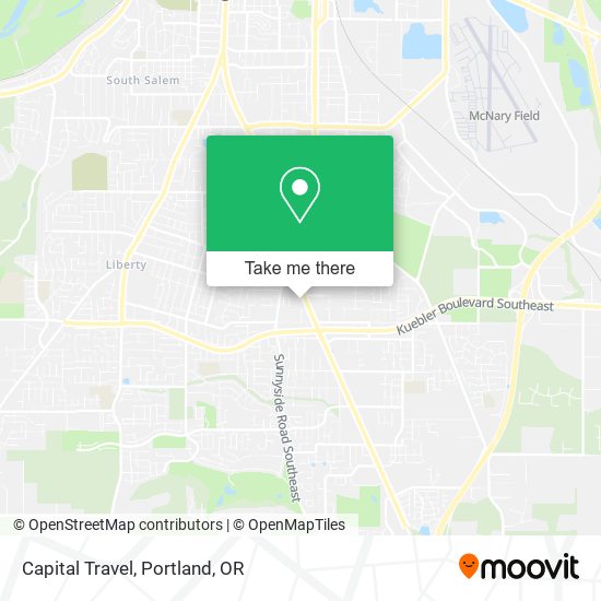 Capital Travel map