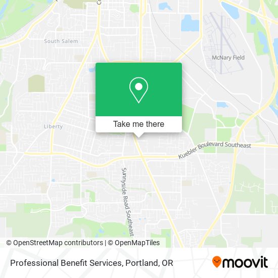 Professional Benefit Services map