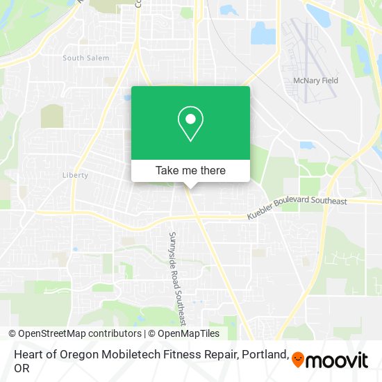 Heart of Oregon Mobiletech Fitness Repair map