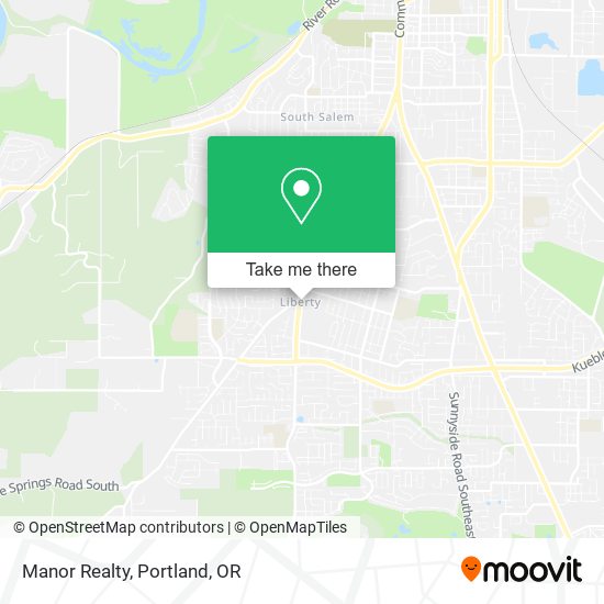 Manor Realty map