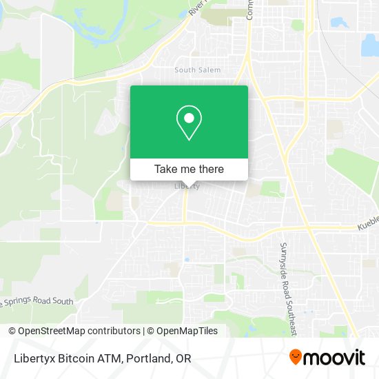 Mapa de Libertyx Bitcoin ATM