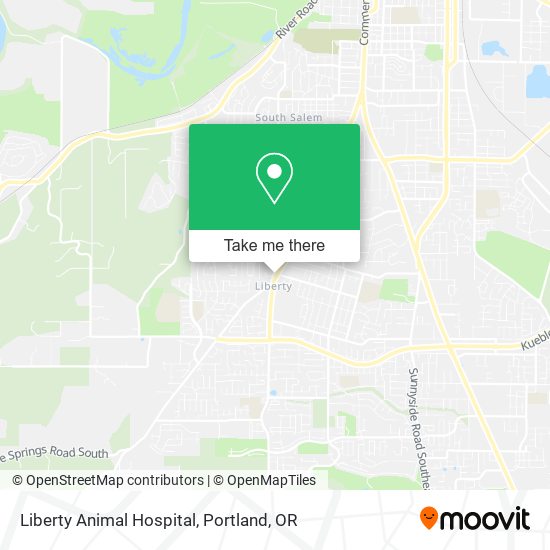 Liberty Animal Hospital map