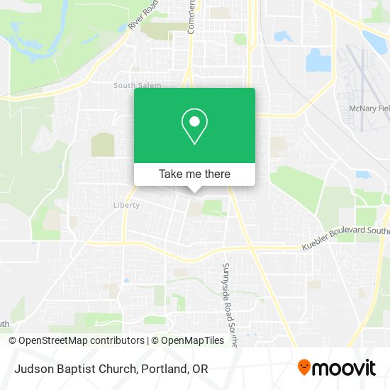 Judson Baptist Church map