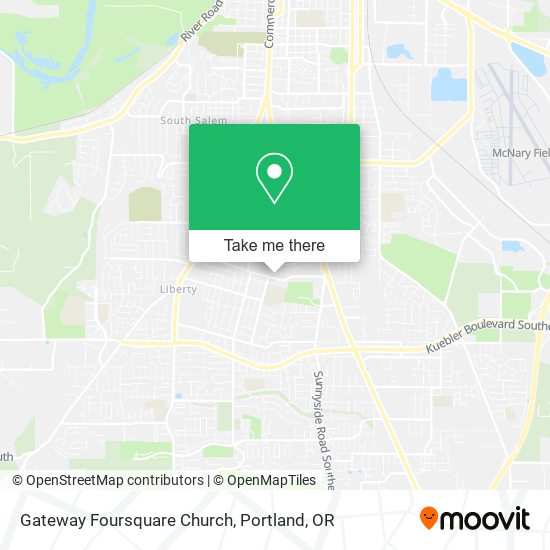 Gateway Foursquare Church map