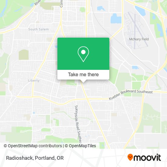 Radioshack map