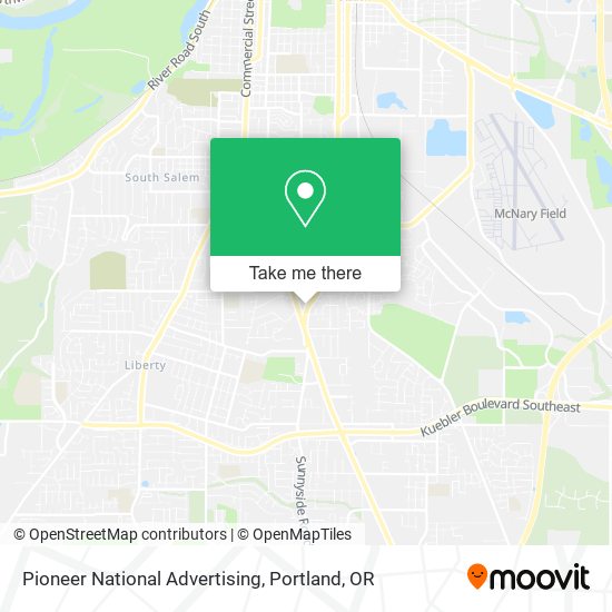 Mapa de Pioneer National Advertising