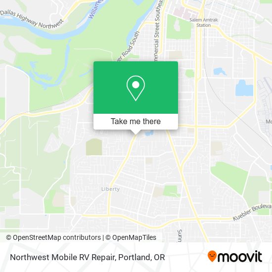 Mapa de Northwest Mobile RV Repair