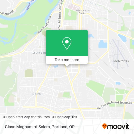 Mapa de Glass Magnum of Salem