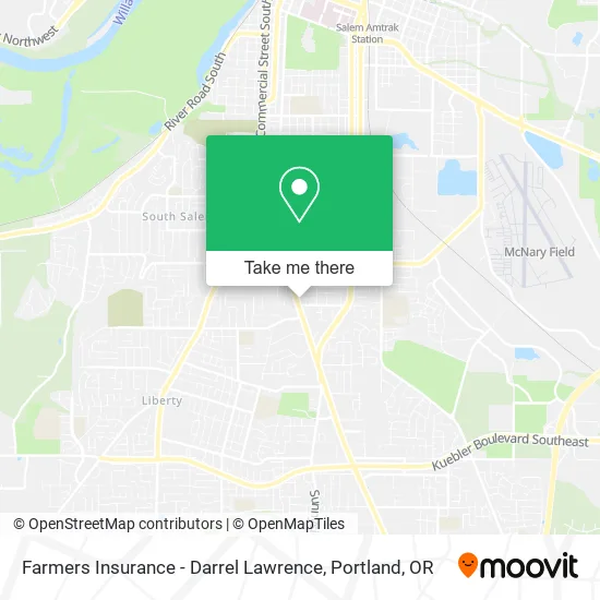 Farmers Insurance - Darrel Lawrence map