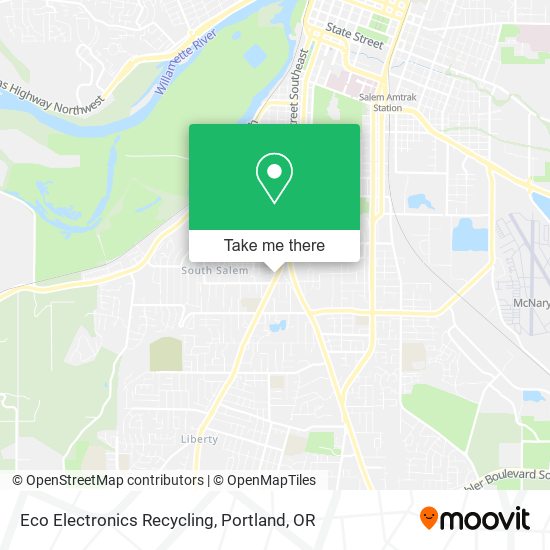 Eco Electronics Recycling map