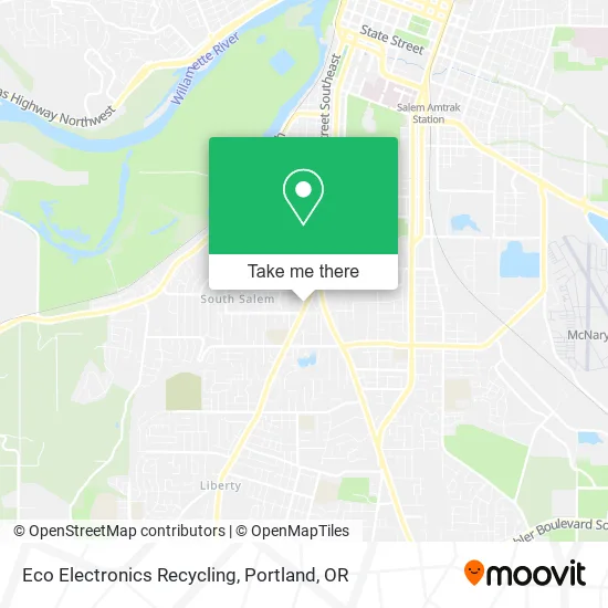 Eco Electronics Recycling map