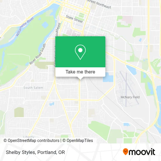 Shelby Styles map