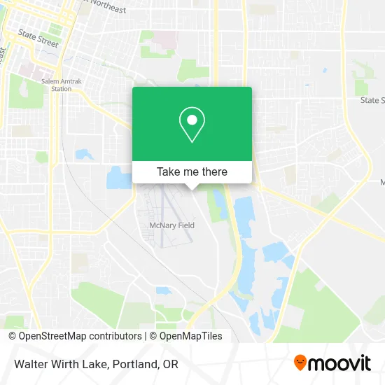 Walter Wirth Lake map