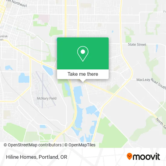 Hiline Homes map