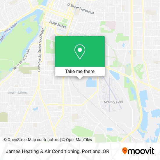 James Heating & Air Conditioning map