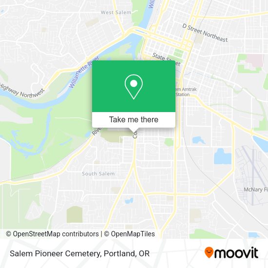Salem Pioneer Cemetery map