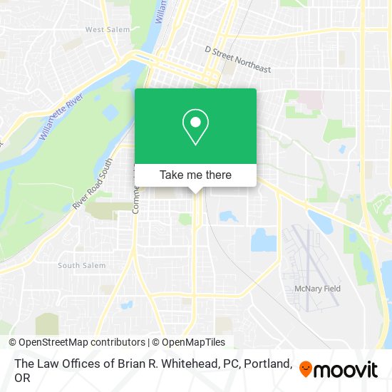 The Law Offices of Brian R. Whitehead, PC map