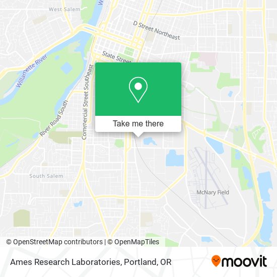 Ames Research Laboratories map