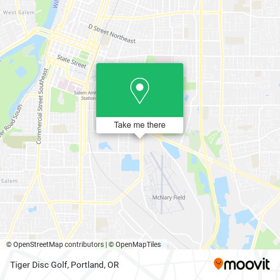 Mapa de Tiger Disc Golf