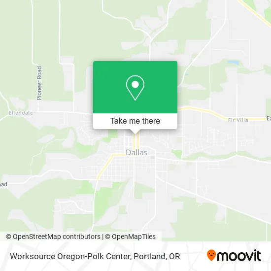 Worksource Oregon-Polk Center map