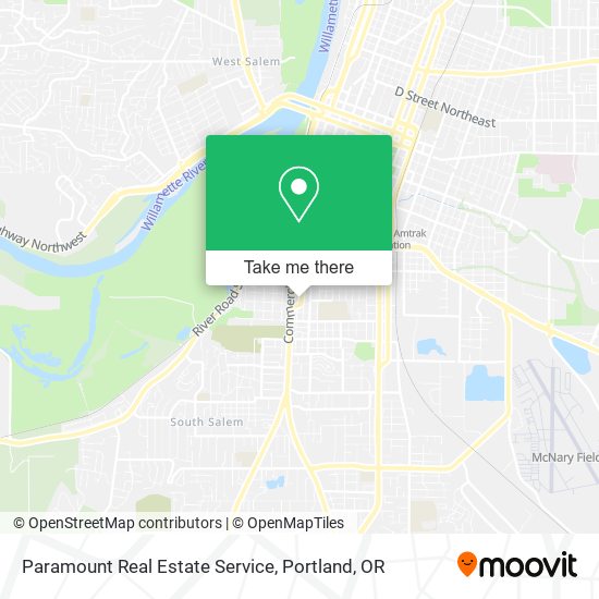 Paramount Real Estate Service map