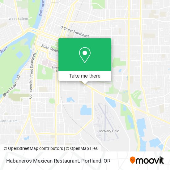 Mapa de Habaneros Mexican Restaurant