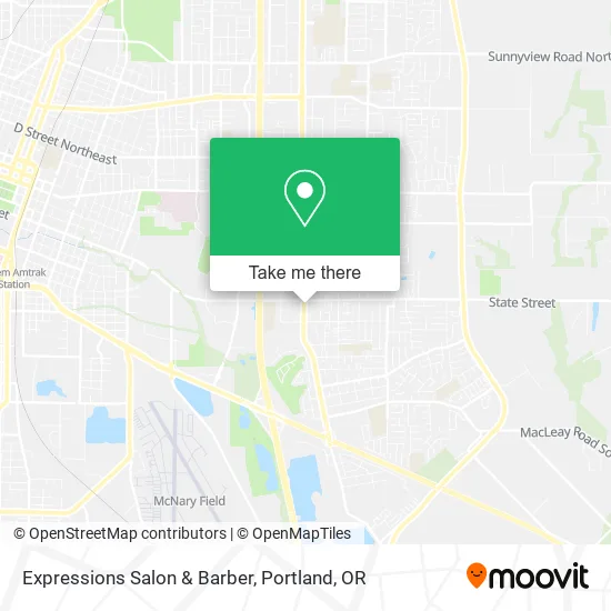 Expressions Salon & Barber map