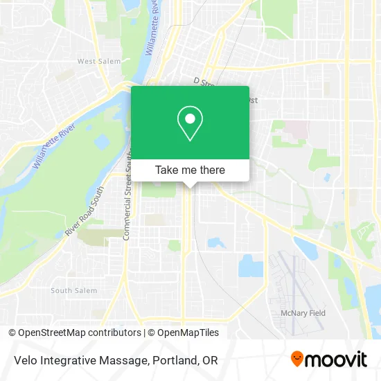 Mapa de Velo Integrative Massage