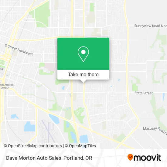Dave Morton Auto Sales map