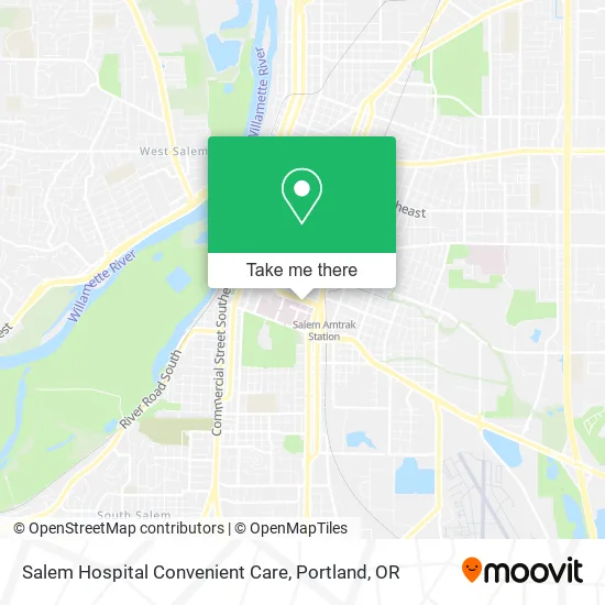Salem Hospital Convenient Care map