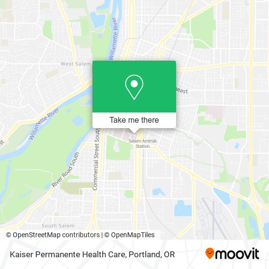 Kaiser Permanente Health Care map