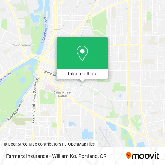Farmers Insurance - William Ko map