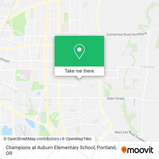 Champions at Auburn Elementary School map